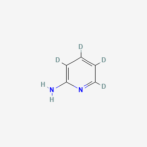 Chemical structure of 2-Pyridinamine-d4