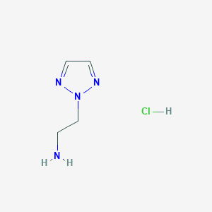 Chemical structure of 2-(2H-1,2,3-triazol-2-yl)ethanaminehcl