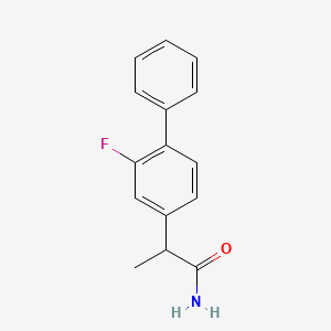 Chemical structure of Flurbiprofen amide