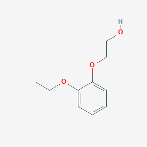 Chemical structure of 2-(2-Ethoxyphenoxy)Ethanol