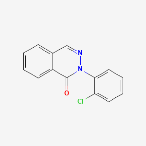 Chemical structure of 2-(2-Chlorophenyl)phthalazin-1(2H)-one