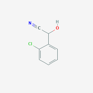 Chemical structure of 2-(2-Chlorophenyl)-2-hydroxyacetonitrile