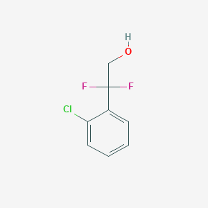 Chemical structure of 2-(2-Chloro-phenyl)-2,2-difluoro-ethanol