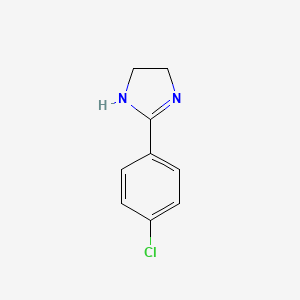 Chemical structure of 2-(2-Chloroethyl)benzimidazole