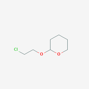 Chemical structure of 2-(2-Chloroethoxy)tetrahydro-2H-pyran
