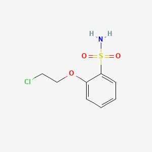 Chemical structure of 2-(2-Chloroethoxy)-Benzenesulfonamide