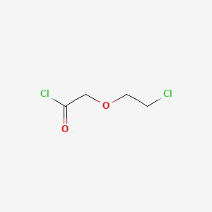 Chemical structure of 2-(2-Chloroethoxy)acetyl Chloride
