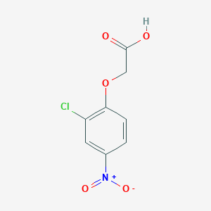 Chemical structure of (2-Chloro-4-nitrophenoxy)acetic acid