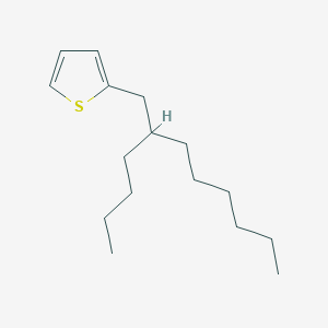 Chemical structure of 2-(2-Butyloctyl)thiophene