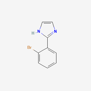 Chemical structure of 2-(2-Bromophenyl)imidazole