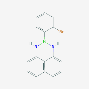 Chemical structure of 2-(2-Bromophenyl)-2,3-dihydro-1H-naphtho[1,8-de][1,3,2]diazaborine
