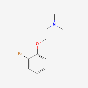 Chemical structure of 2-(2-bromophenoxy)-N,N-dimethylethanamine