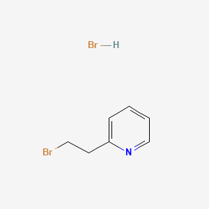 Chemical structure of 2-(2-Bromoethyl)pyridine Hydrobromide