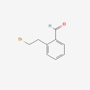 Chemical structure of 2-(2-Bromoethyl)benzaldehyde