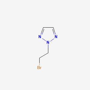 Chemical structure of 2-(2-Bromoethyl)-2H-1,2,3-triazole