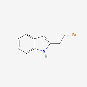 Chemical structure of 2-(2-Bromoethyl)-1H-indole