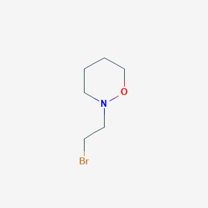 Chemical structure of 2-(2-Bromoethyl)-1,2-oxazinane