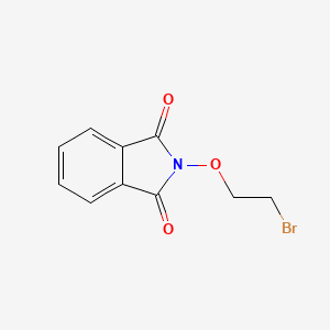 Chemical structure of 2-(2-Bromoethoxy)isoindoline-1,3-dione
