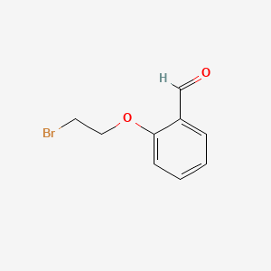Chemical structure of 2-(2-Bromoethoxy)benzaldehyde