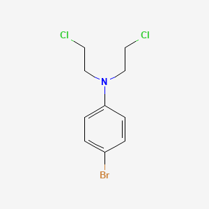 Chemical structure of 2-(2-Bromo-6-chlorophenyl)pyrrolidine hydrochloride