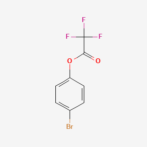 Chemical structure of 2-(2-bromo-5-fluorophenyl)-2,2-difluoroacetic acid