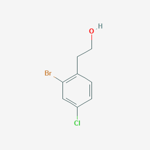 Chemical structure of 2-(2-Bromo-4-chlorophenyl)ethanol