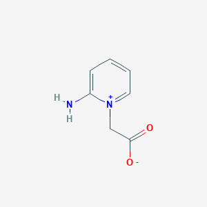 Chemical structure of 2-(2-Aminopyridin-1-ium-1-yl)acetate