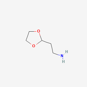 Chemical structure of 1,3-Dioxolane-2-ethylamine