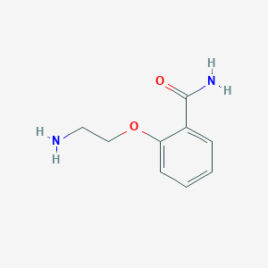 Chemical structure of 2-(2-Aminoethoxy)benzamide