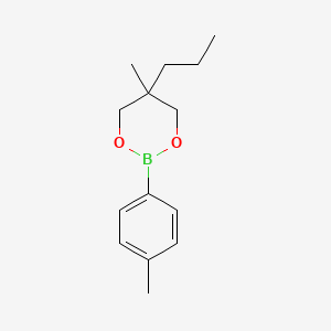 Chemical structure of 2-(2,5-Dimethyl-phenyl)-4,4,5,5-tetramethyl-[1,3,2]dioxaborolane