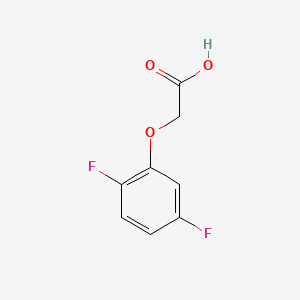Chemical structure of 2-(2,5-Difluorophenoxy)acetic acid