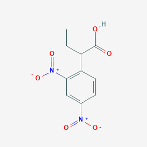 Chemical structure of 2-(2,4-Dinitrophenyl)butanoic Acid