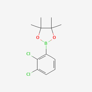 Chemical structure of 2-(2,3-dichlorophenyl)-5,5-diMethyl-1,3,2-dioxaborinane