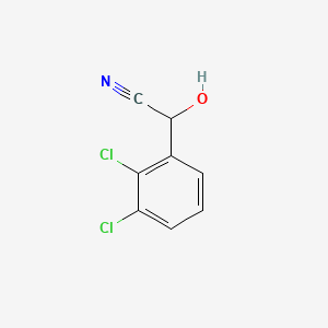 Chemical structure of 2-(2,3-Dichlorophenyl)-2-hydroxyacetonitrile