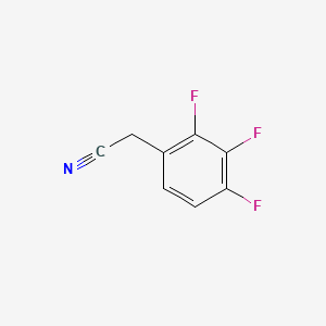 Chemical structure of 2,3,4-Trifluorophenylacetonitrile