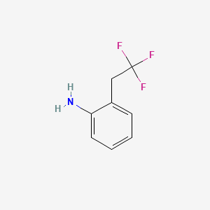 Chemical structure of 2-(2,2,2-Trifluoroethyl)aniline