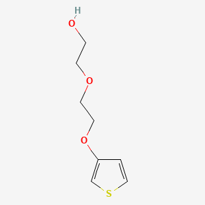 Chemical structure of Ethanol, 2-[2-(3-thienyloxy)ethoxy]-