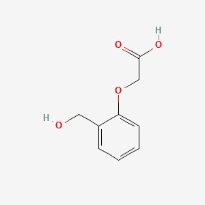 Chemical structure of (2-Hydroxymethyl-phenoxy)-acetic acid