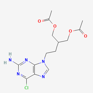 Chemical structure of 6-Chloro famciclovir