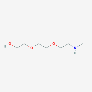 Chemical structure of Hydroxy-PEG2-methylamine