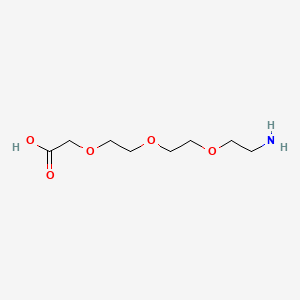 Chemical structure of 2-(2-(2-(2-Aminoethoxy)ethoxy)ethoxy)acetic acid
