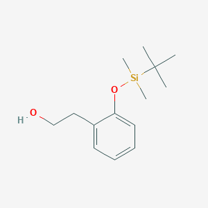 Chemical structure of 2-tert-Butyldimethylsilyloxyphenethyl alcohol