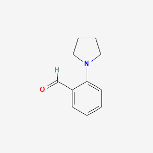 Chemical structure of 2-(1-Pyrrolidinyl)benzaldehyde