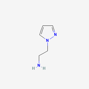 Chemical structure of 2-(1-Pyrazolyl)ethylamine
