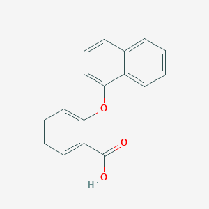 Chemical structure of 2-(1-Naphthalenyloxy)-Benzoic Acid