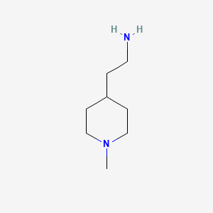 Chemical structure of 2-(1-Methylpiperidin-4-yl)ethanamine