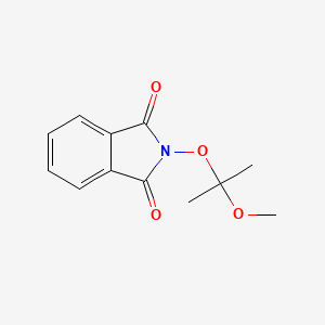 Chemical structure of 2-(1-Methoxy-1-methylethoxy)isoindole-1,3-dione