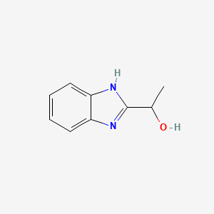 Chemical structure of 2-(1-Hydroxyethyl)benzimidazole