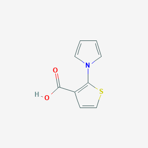 Chemical structure of 2-(1H-Pyrrol-1-yl)thiophene-3-carboxylic acid