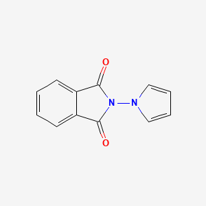 Chemical structure of 2-(1H-Pyrrol-1-yl)isoindoline-1,3-dione